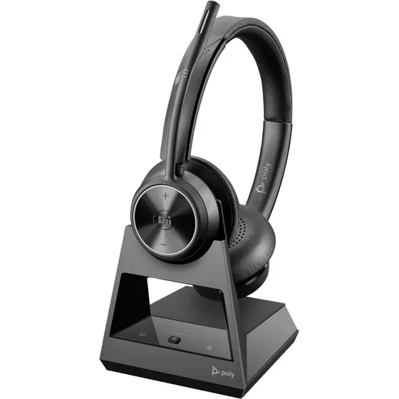 HP Poly Savi 7320-M Trådløs Høretelefon Sort