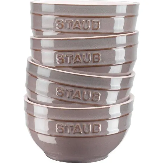 Staub Skålsæt 14 cm grå (4 stk)
