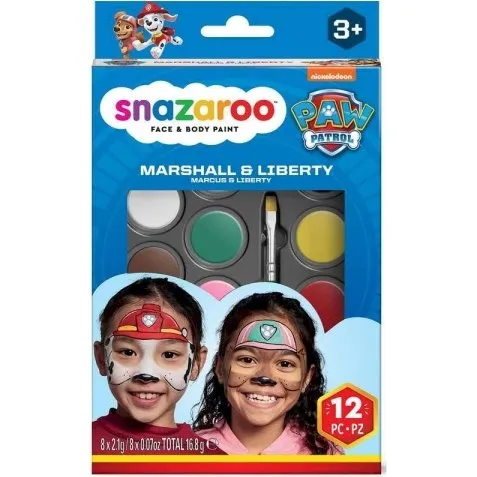 Snazaroo Paw Patrol Sminkesæt Marshall & Liberty (791107)