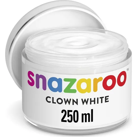 Snazaroo Hvid Klovneansigtsmaling 250 ml