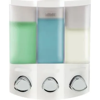 Hefe Trio Dispenser III, hvid