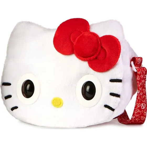 Purse Pets Hello Kitty - Lyd- og reaktionshåndtaske, 19x15 cm