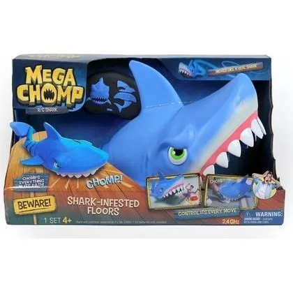 Mega Chomp R/C-haj (20285) – Fjernstyret legetøj med svingende hale