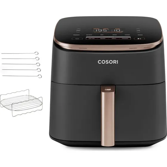Cosori Turbo Blaze Chef Edition Airfryer 6 L sort/rosaguld