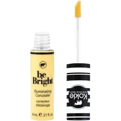 Kokie Be Bright Illuminerende Færgkorrigerende Concealer - Gul