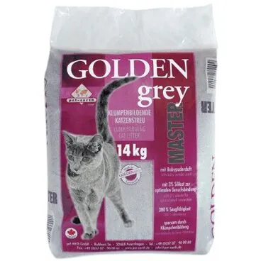 Golden Grey Master kattegrus, agglomererende bentonit 7 kg