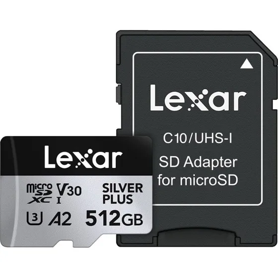 Lexar Professional Silver Plus microSDXC 512GB 205MB/s