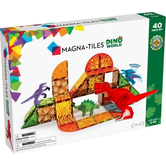 Magna-Tiles Dino World 40 dele sæt