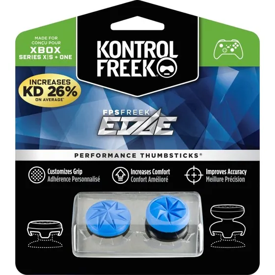 KontrolFreek FPS Freek Edge Thumbsticks til Xbox (Blå)