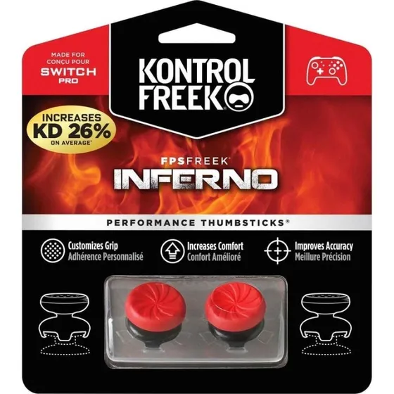 KontrolFreek FPS Freek Inferno - Nintendo Switch Pro (4-pols)