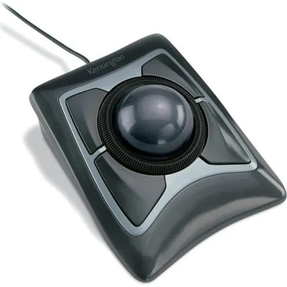 Kensington Expert Wired Trackball, 55 mm kugle, 4 tilpasselige knapper