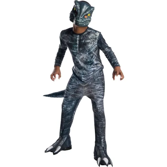 Rubies Jurassic World Blue Velociraptor Kostume 104 cm