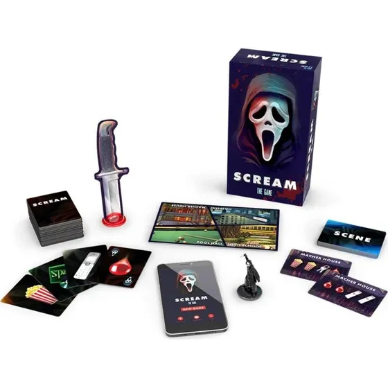 Scream - Gysermysterieudfordring, brætspil