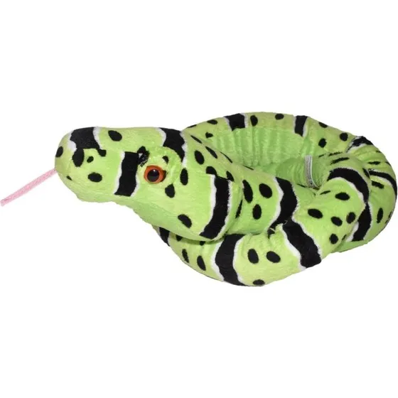 Wild Republic Grøn Klippeklapperslange 137 cm