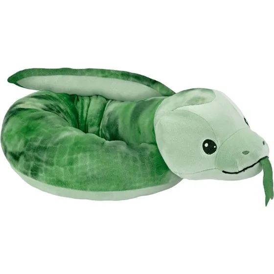 Wild Republic Plys Squishy Snake 132 cm Grøn