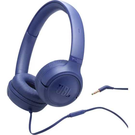 JBL Tune 530 Hovedtelefoner Blå (Kablet)