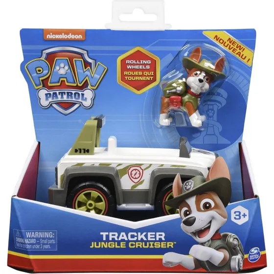 Paw Patrol Basic Vehicle Tracker - SUV med løsbar Vigilante-figur