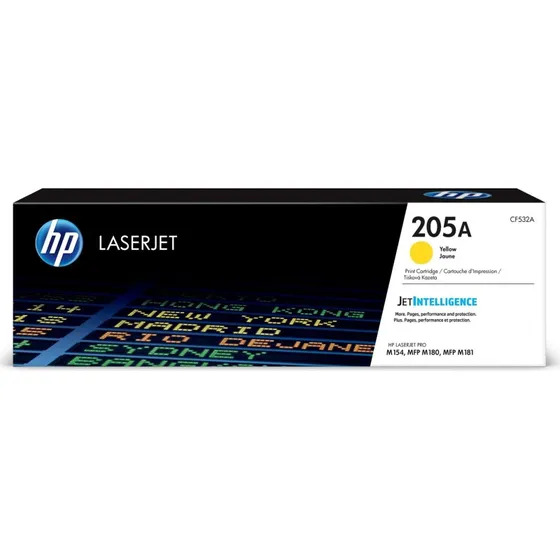 HP CF532A 205A Gul Toner, 900 Sider
