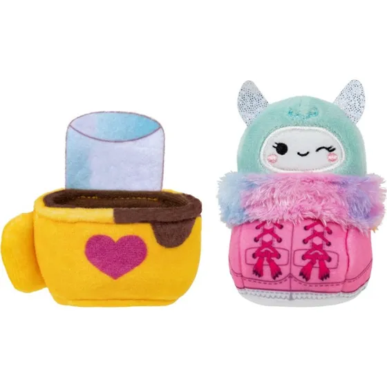 Squishville Snow Day Plysbamse & Tilbehørssæt - 3+ år