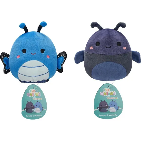 Squishmallows 13 cm Bamse Flip A Mallows Tyrone og Waverly