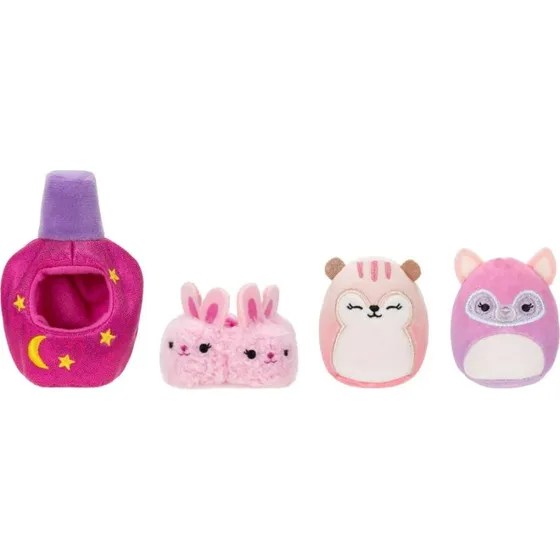 Squishville Glam Makeover Plysbamse & Tilbehørssæt, 2 stk, 3+ år