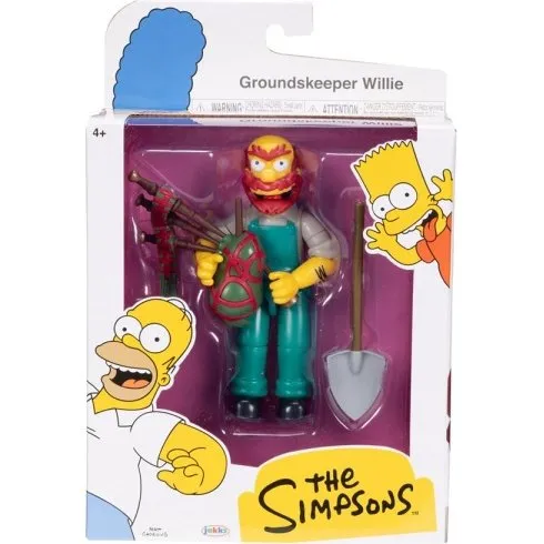 Jakks Pacific The Simpsons Groundskeeper Willie 13 cm Samlerfigur