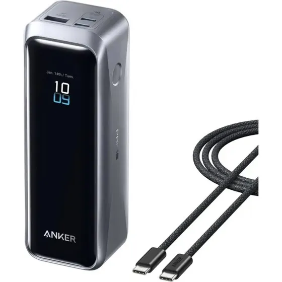 Anker Prime Powerbank 20,100mAh, 220W, Sort