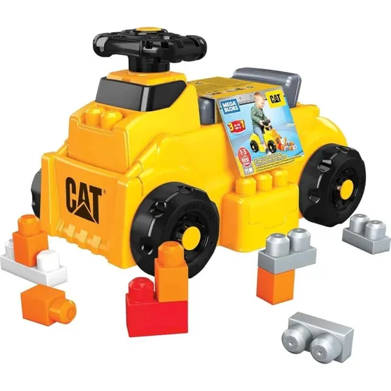 Mega Bloks CAT Build n' Play Ride-On, 12+ måneder