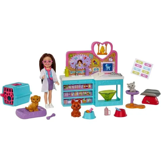 Barbie Chelsea Can Be Pet Vet - Dukke med dyrlægesæt
