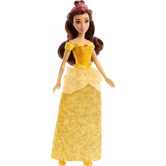 Disney Princess Belle dukke 30 cm med glitrende kjole og tiara
