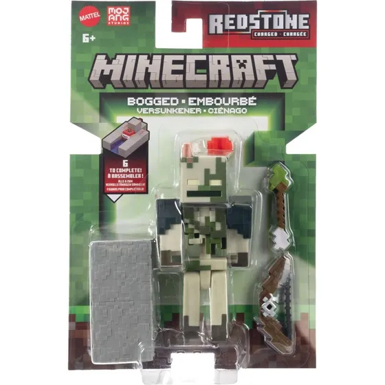 Minecraft Biome Builds Redstone Charged Bogged 8cm Legetøj