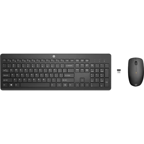 HP 230 Wireless Desktop Set, Sort - Nordic
