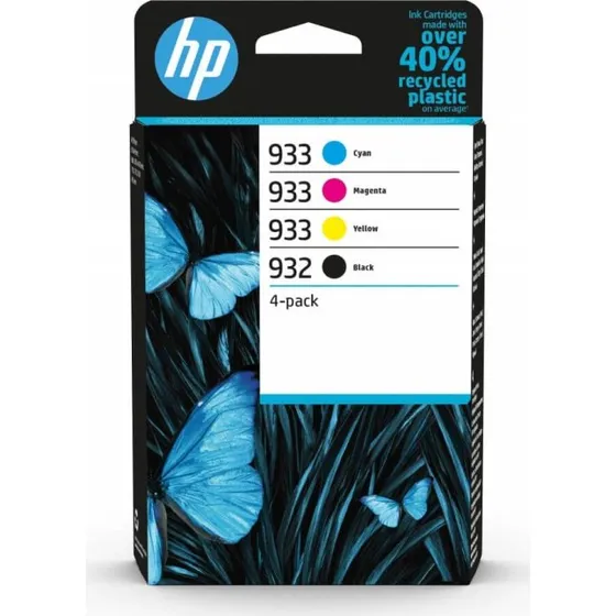 HP 932/933 Multipak Blæk (Sort/Cyan/Magenta/Gul)