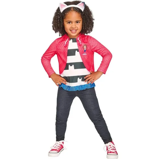 Rubies Gabby's Dollhouse Bluse og Hårbånd - 3-4 år