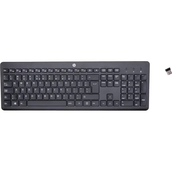 HP 230 Trådløst Tastatur, Fuldstændig, Sort
