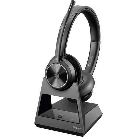 HP Poly Savi 7320-M Trådløst Headset, Sort, DECT, Microsoft Teams-certificeret