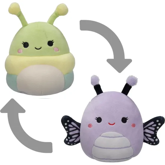 Squishmallows 13 cm Flip A Mallows Rutabaga og Bibiana