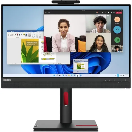 Lenovo ThinkCentre TIO24 Gen 5 24" IPS Skærm, Sort, Full HD