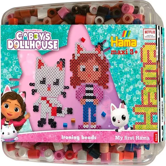 Hama Maxi Perler & Stiftplade - Gabby's Dollhouse