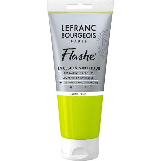 Lefranc & Bourgeois Flashe Akryl - Fluorescent Yellow 80 ml