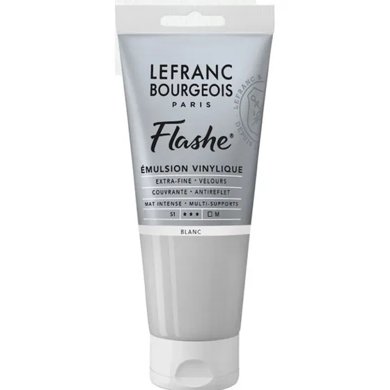 Lefranc & Bourgeois Flashe Akryl, Hvid Iridescent 80 ml