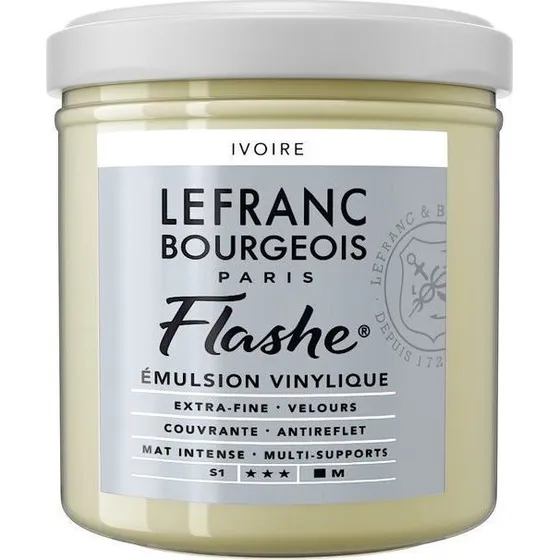 Lefranc & Bourgeois Flashe Akryl, Ivory 125 ml