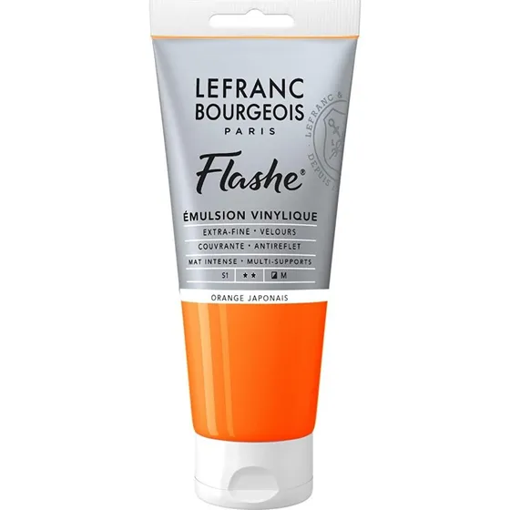 Lefranc & Bourgeois Flashe Akryl, Japanese Orange 80 ml