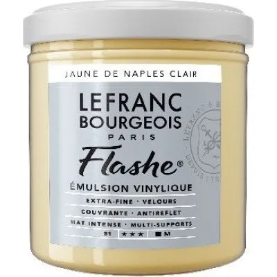 Lefranc & Bourgeois Flashe Akryl, Naples Yellow Light 125 ml