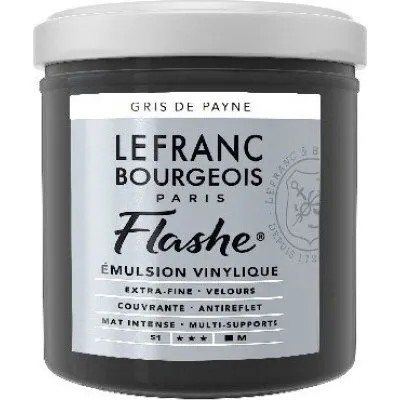 Lefranc & Bourgeois Flashe Akryl, Payne's Grey 125 ml
