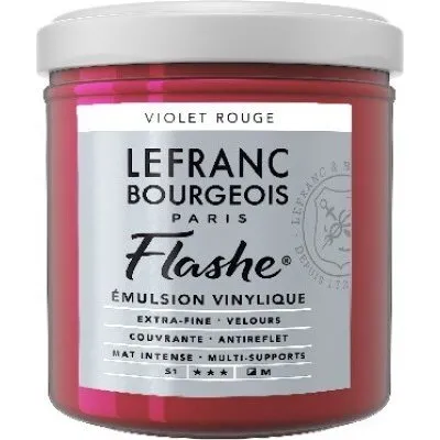Lefranc Bourgeois Flashe Akryl Red Violet 125 ml