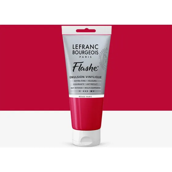 Lefranc Bourgeois Flashe Akryl Ruby Red 80 ml