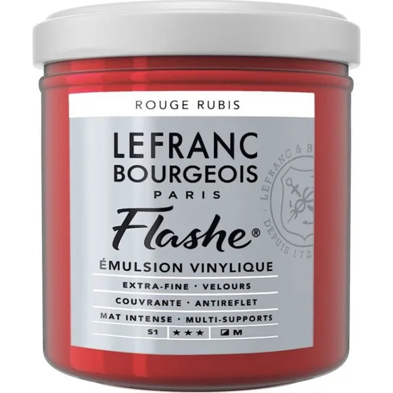 Lefranc & Bourgeois Flashe Akryl Ruby Red 125 ml