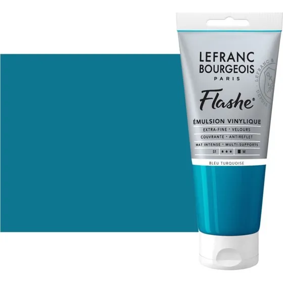 Lefranc & Bourgeois Flashe Akryl Turquoise Blue 80 ml