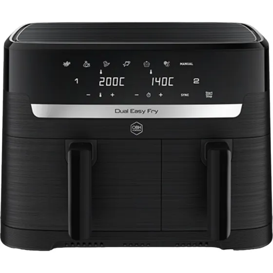 OBH Nordica Dual Easy Fry 8,3 L, sort
